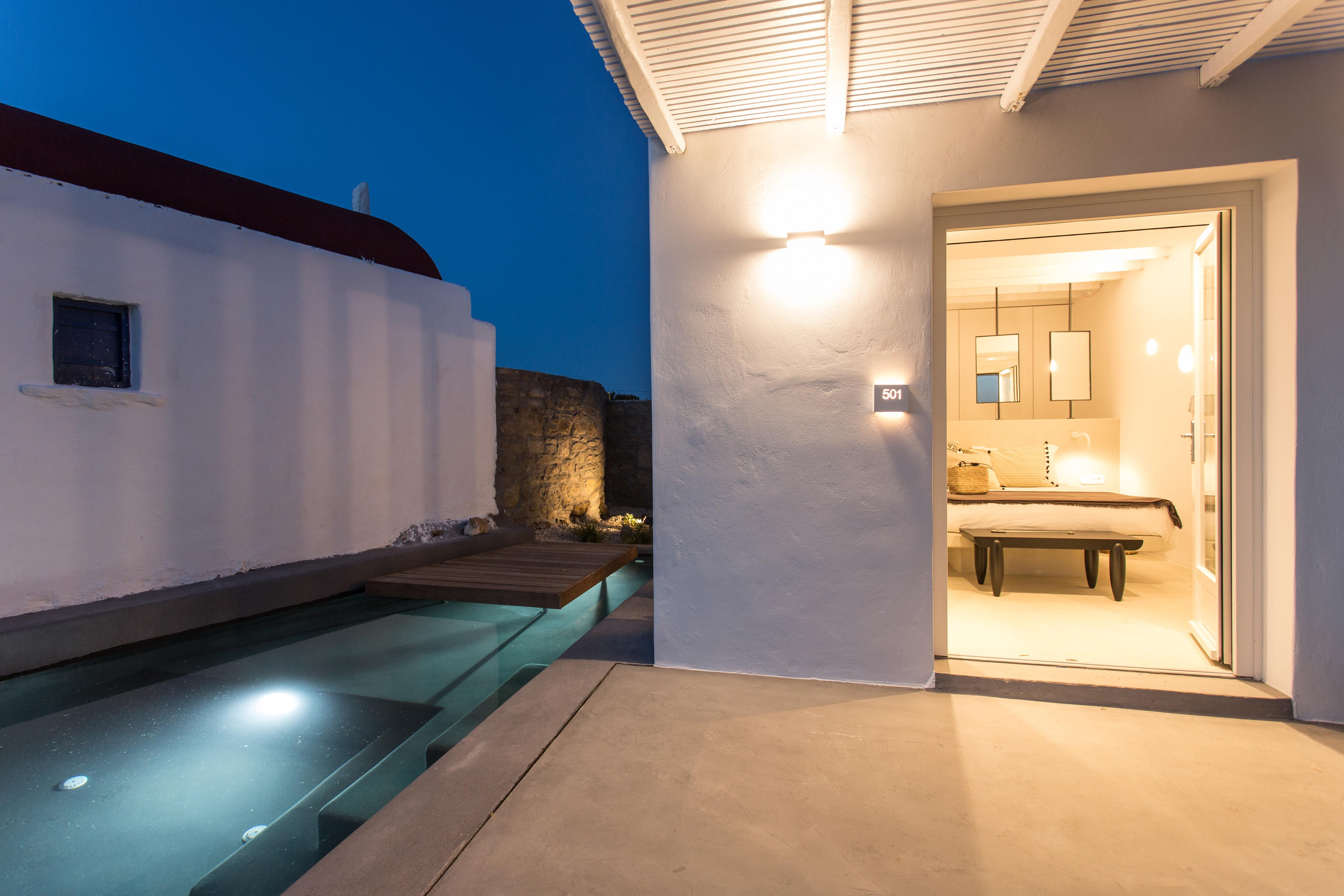 Ostraco Suites Mykonos Town Kültér fotó